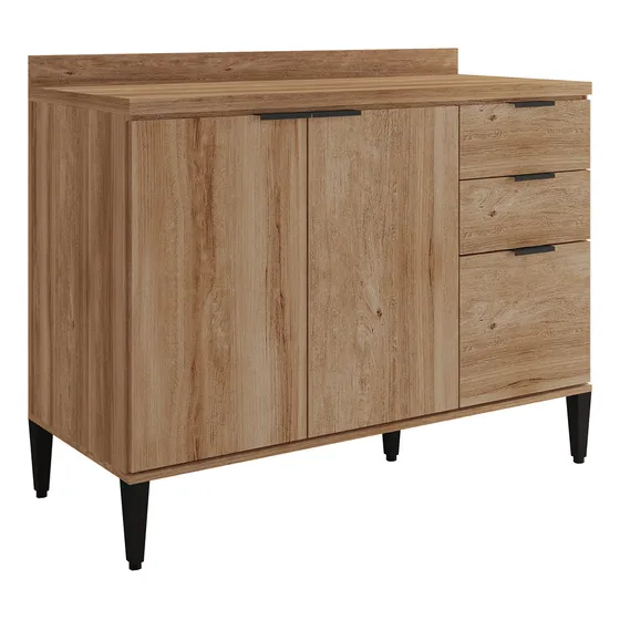 Mueble Inferior De Cocina Freijo 120x87.5cm Con Mesón