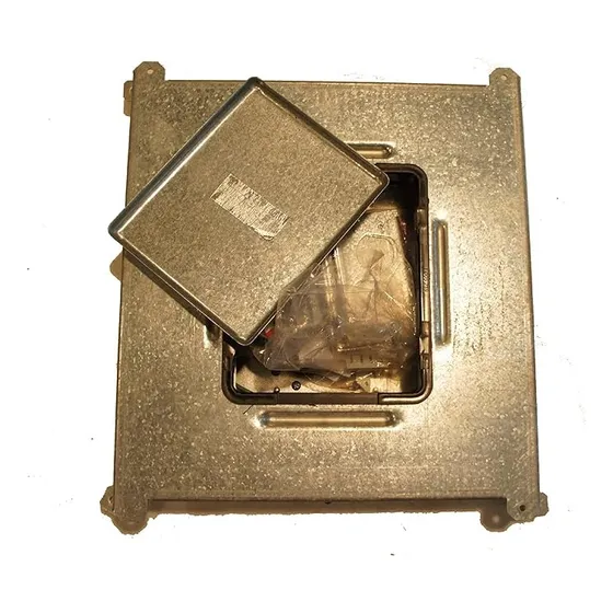 Wiremold Caja Para Piso Rfb6  6-gang Acero Rectangular