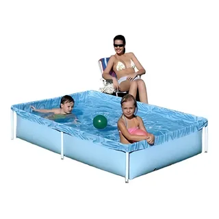Piscina Estrutural Portátil MOR 1000 Litros Montagem Rápida Infantil e Adulto Resistência Garantida