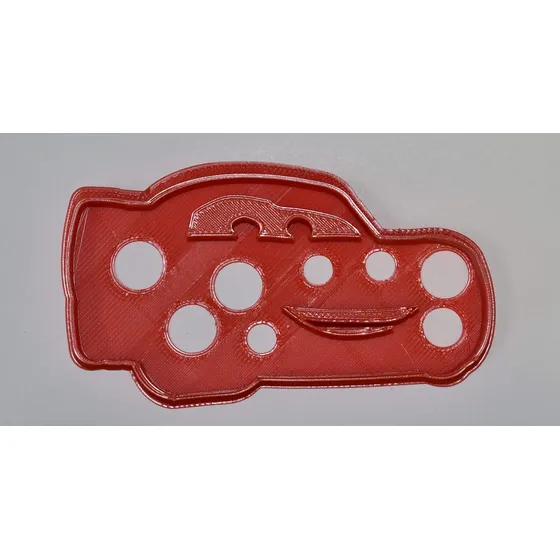 Rayo Mcqueen Coche Pelicula Dibujo Animado Personaje Galleta