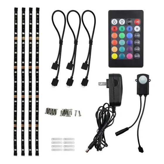 Torchstar Led Tira Lights for TV Of 32 A 60 Inch, Retrolighting Rgb Led for Tv with Remote Control, Certificate Etl, 16 Colors Changable