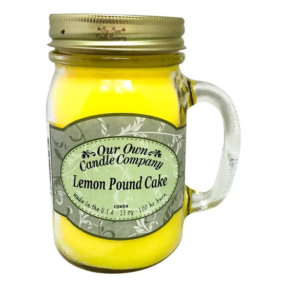 Vela Perfumada Para Tarta Libra Limon 13 Onza