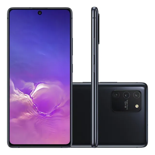 Smartphone Samsung Galaxy S10 Lite Tela 6.7 128gb 6gb Ram Cor Preto - Aceitável (Recondicionado)