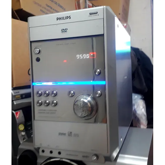 Central System Philips Fw D831bk C/ Dvd 150w Raridade :)