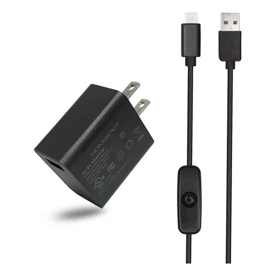 Pack Fuente De Poder 5v3a Con Cable Usb C Para Raspberry Pi