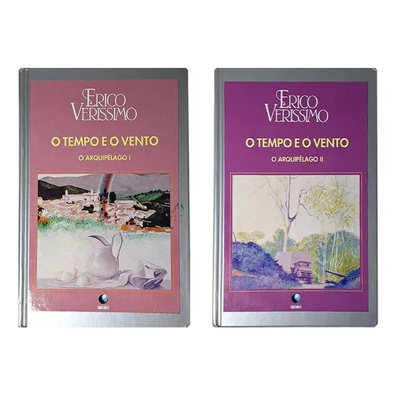 Livros O Tempo E O Vento: O Arquipélago - Erico Verissimo | Coleção 1 E 2 | Editora Globo | Capa Dura Ed Colecionador | Frete Grátis