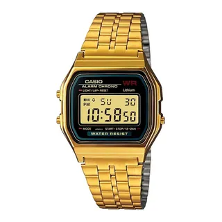 RelĂłgio De Pulso Casio Vintage A159w-1df Com Corpo Dourado, Digital, Para Sem GĂȘnero, Fundo Preto, Com Correia De Aço InoxidĂĄvel Cor Dourado, Subdials De Cor Preto, Ponteiro De Minutos/segundos Preto RelĂłgio De Pulso Casio Vintage A159w-1df Com Corpo Dourado, Digital, Para Sem GĂȘnero, Fundo Preto, Com Correia De Aço InoxidĂĄvel Cor Dourado, Subdials De Cor Preto, Ponteiro De Minutos/segundos Preto