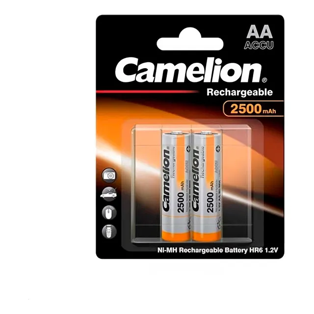 Pack De Pilas Recargables Camelion Aa 2500mah