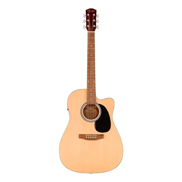 Guitarra Electroacustica Fender Fa-25ce Color Natural. Color Natural Material del diapasón Nogal Orientación de la mano Diestro