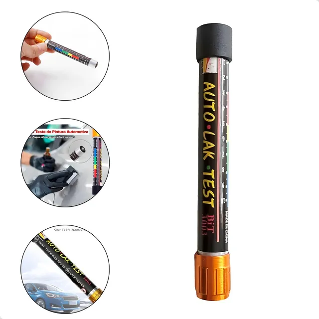 Caneta Teste Espessura Pintura Automotiva Carro Batido Massa