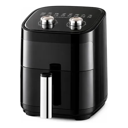 Fritadeira Elétrica Air Fry Elgin 3 Litros 1200w Knob Duplo Preto-110v 110v