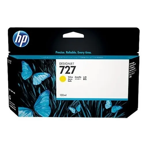 Tinta Hp 727 B3p21a Color Amarillo 130ml