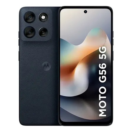 Smartphone Motorola Moto G56 5G 256GB 8GB RAM+8GB RAM Boost Tela 6,7” Câmera Dupla 50MP+08MP Grafite