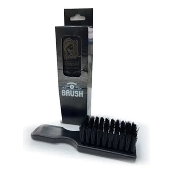 Cepillo Portable Barbero Barbería Barba Cabello Suave Color Negro