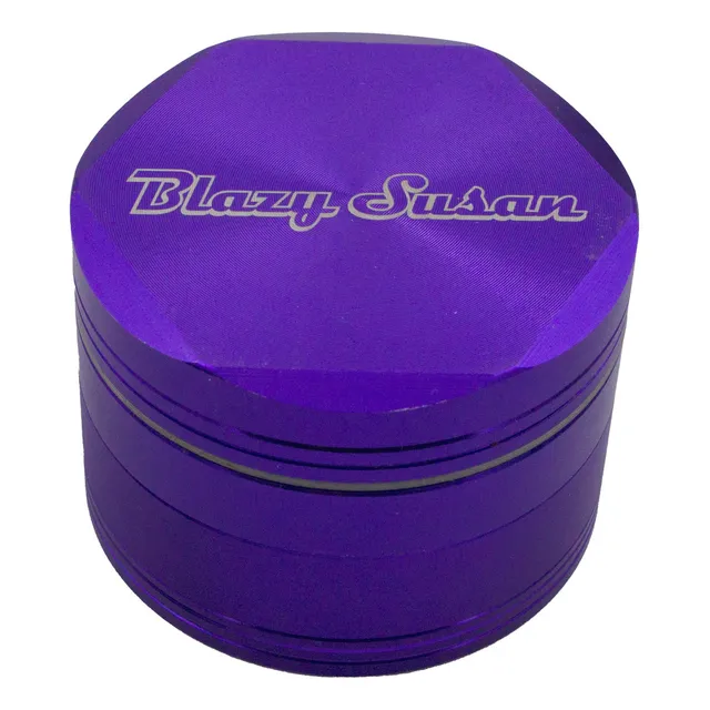 Grinder Moledor Especias Aluminio 63.5mm Blazy Susan Color Violeta Lisa