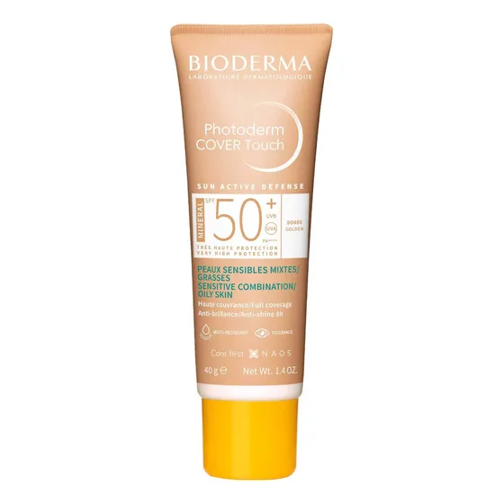 Protetor Solar Photoderm Cover Touch Dourado Fps50+ 40g Bioderma