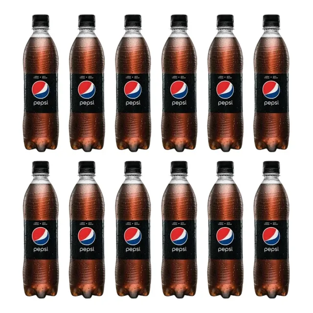 Pepsi Botella 500ml Black Pack X12 Zetta Bebidas