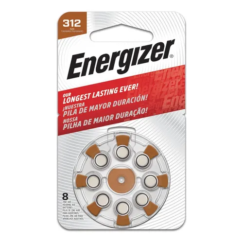 Pila Bateria Audifono Cafe 312 Botón Energizer