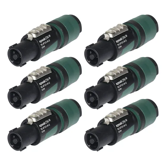 Neutrik Nl4fxx-w-s Ficha Conector Speakon 6-12mm Combo X6u