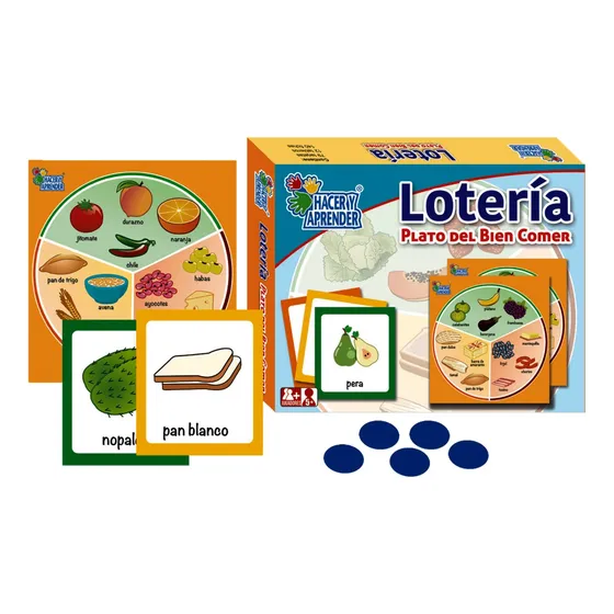 Lotería Plato Del Bien Comer - Material Didáctico