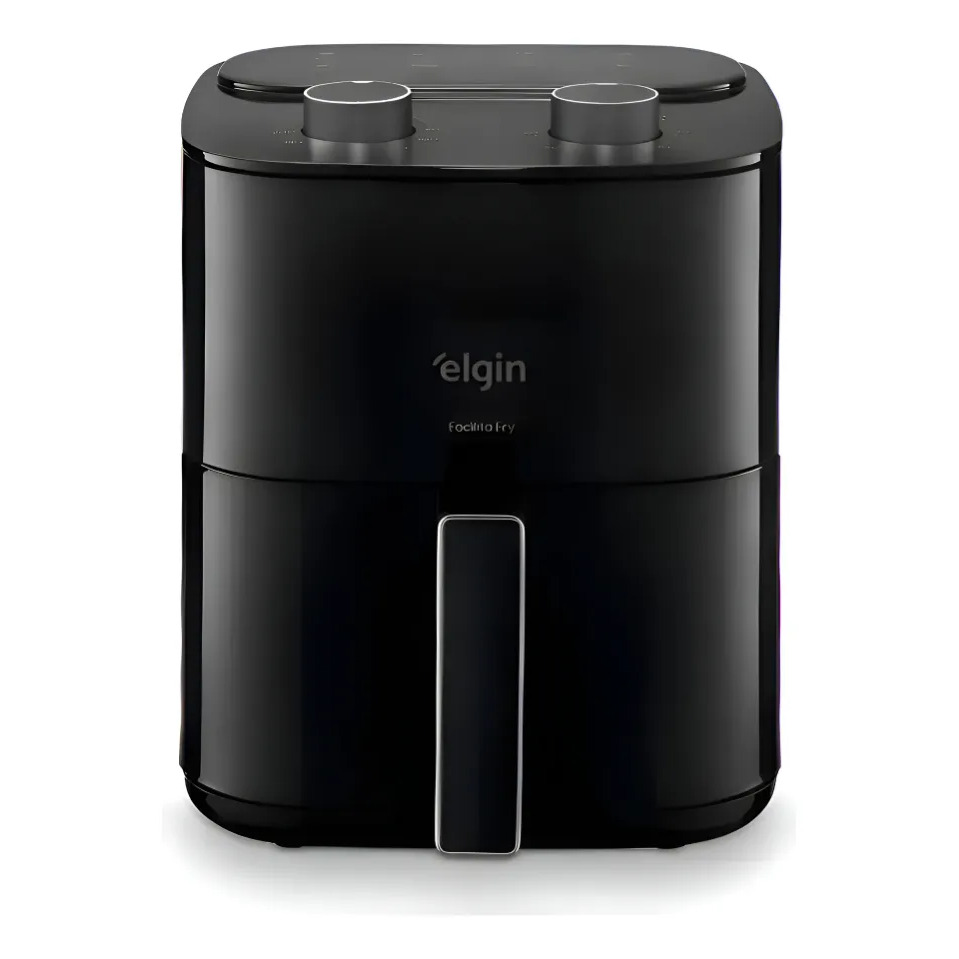 Fritadeira Air Fryer Elgin Facilita Fry 3,5l Potência 1400w Cor Preto