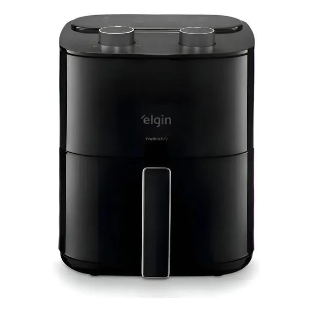 Fritadeira Air Fryer Elgin Facilita Fry 3,5 Litros Potência 1400w Cor Preta