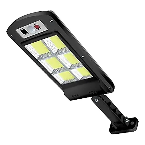 Lampara Calle Solar Led Sensor Impermeable Control Remoto