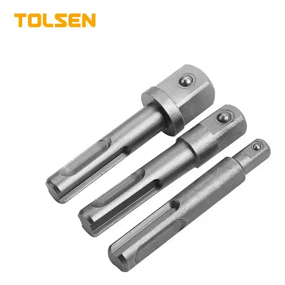 3 Adaptadores Sds-plus Ø10 Mm X 1/4 PuLG Tolsen