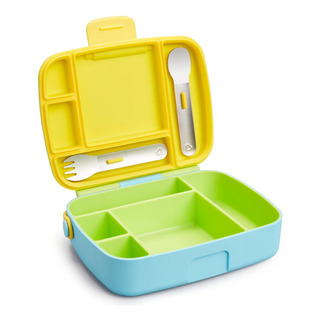 Munchkin® Lunch Bento Box Para Crianças, Inclui Utensílios, Munchkin® Lunch Bento Box Para Crianças, Inclui Utensílios,