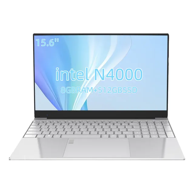 Laptop 15.6 Pulgadas Celeron N4000 Ram 8gb Ssd 512gb W11p Plateado
