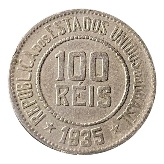 Moeda De 100 Réis De 1935