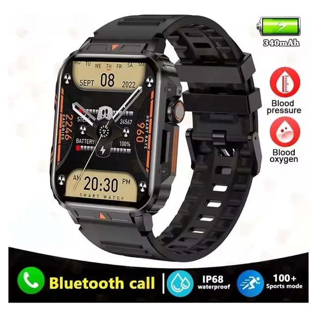 Reloj Inteligente Grado Militar Ip68 Smart Watch 2024