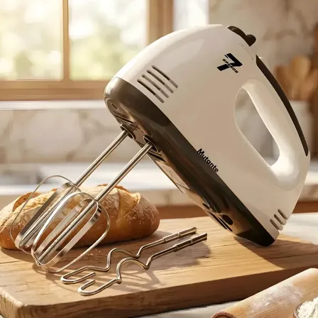 Batedeira de Mão Mutante Sun Stand 180W, Elétrica com 7 Velocidades para Bolo e Massas