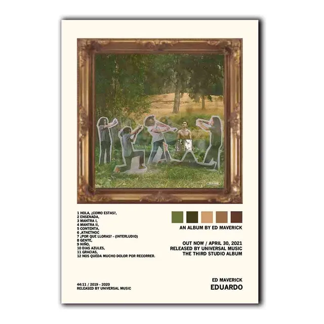 Cuadros Decorativos Ed Maverick Álbum Music Tracklist