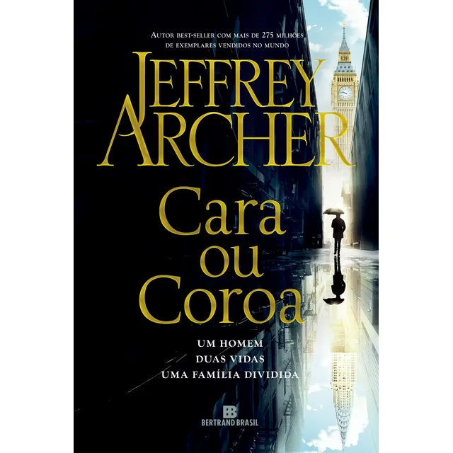 Cara ou Coroa, de Archer, Jeffrey. Editorial Editora Bertrand Brasil Ltda., capa mole em português, 2021