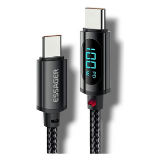 Cable Usb C -a- C Carga Ultra Rápida 100w Pantalla Digital Cable Usb C -a- C Carga Ultra Rápida 100w Pantalla Digital