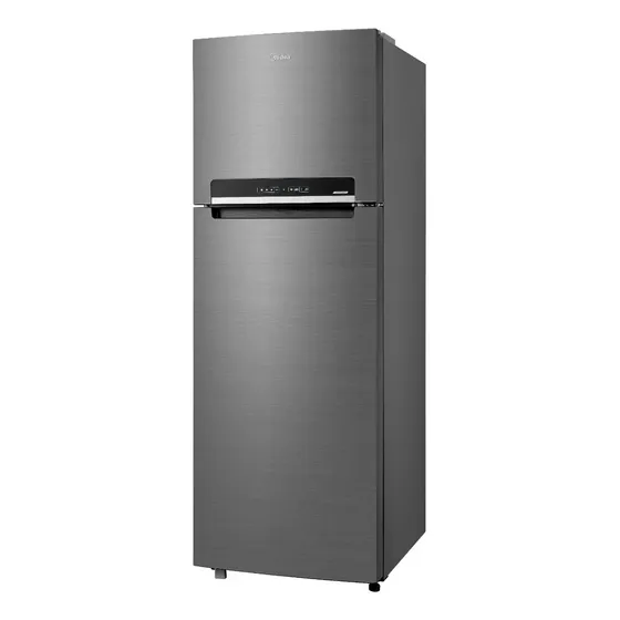 Geladeira com freezer inverter Midea Frost Free Duplex MDRT533EVD461 con capacidad de 394L inox