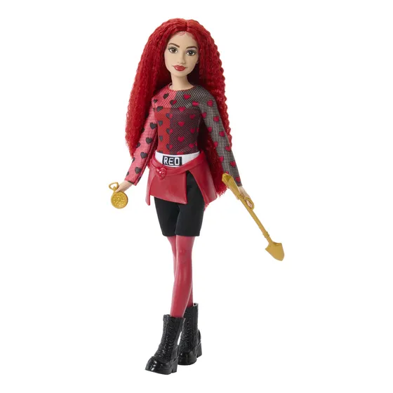 Disney Descendants The Rise of Red O livro de receitas do feiticeiro com a boneca Red, Fizz, Slime e surpresas de revelação da boneca