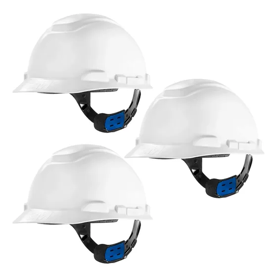 Casco De Seguridad H700 De 3 M, Fácil Ajuste, Yugular Epi Ca, Color Blanco