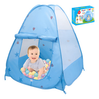 Infantil Plegable Castillo Juguete Regalan 50 Pelotas Color Celeste Infantil Plegable Castillo Juguete Regalan 50 Pelotas Color Celeste