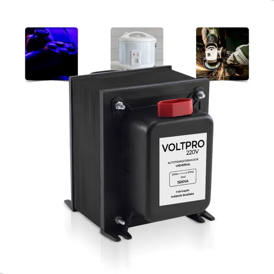 Transformador Bivolt 1500va 110 Para 220 E 220 Para 110 127v
