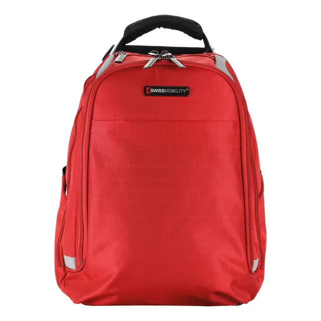Mochila Swissmobility Zion Para Laptop De 15.6'' Color Rojo