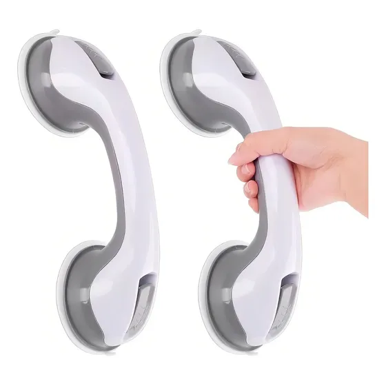 Agarradera De Ducha Ventosa De Baño, Soporta 100kg Color Blanco