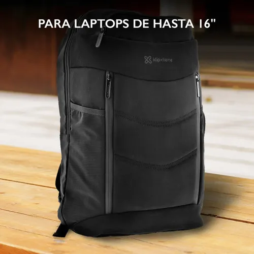Klipxtreme Mochila Pioeer Con Tsa Hasta 15.6 Knb-583 Color Negro