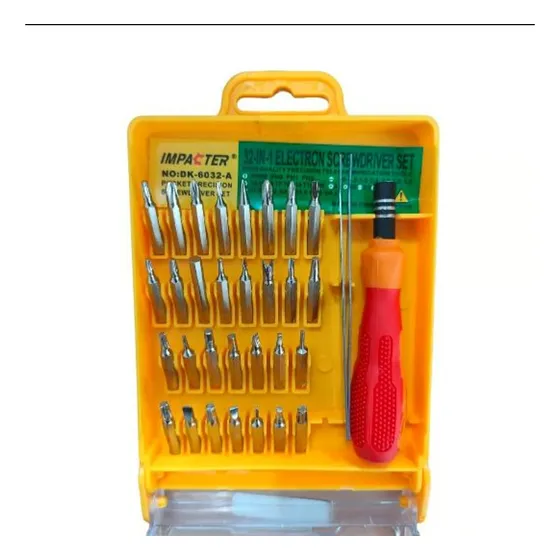 Set Destornillador De 32 Piezas -a Presion 32 En 1 Imantado