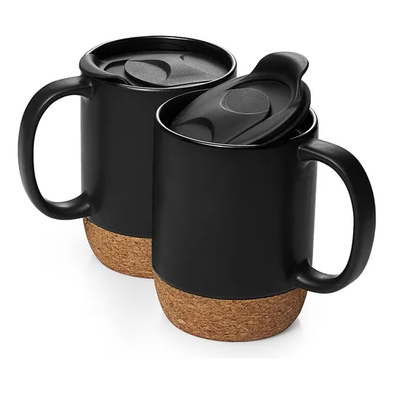 Taza Con Base De Corcho