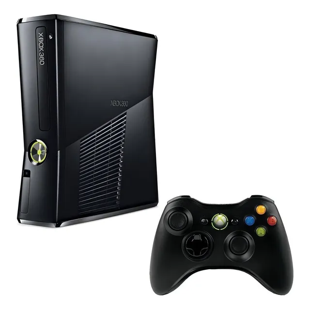 Microsoft Xbox 360 Slim 1439 4GB Standard color matte black 2010
