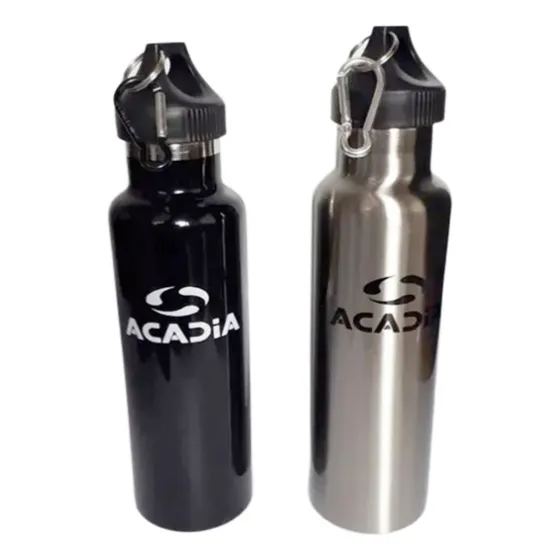 Acadia Cooler Botella Termo Acero Inox Con Llavero Original