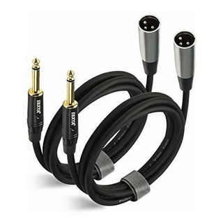 Xlr Macho A 14 Pulgada Ts Mono Cable De Micrófono No N... Xlr Macho A 14 Pulgada Ts Mono Cable De Micrófono No N...