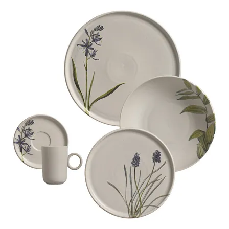 Aparelho De Jantar 30 Peças Basic Provence - Day By Day